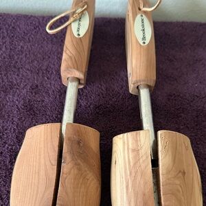 Brookstone Cedar Wood Shoe Stretchers / Keepers Set of 2 by Rochester Shoe tree